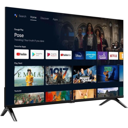 Телевізор 40L5A TCL LED FHD 60Hz Smart Android TV Black