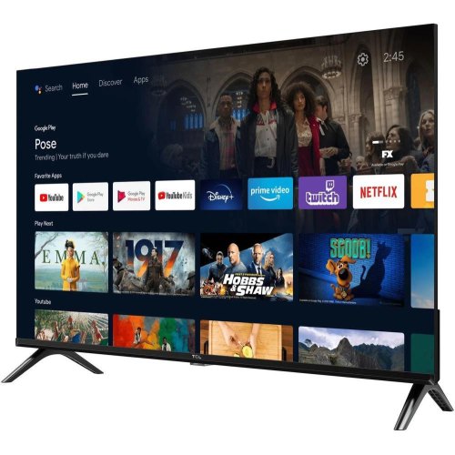 Телевізор 40L5A TCL LED FHD 60Hz Smart Android TV Black