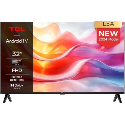 Телевізор 32L5A TCL LED FHD 60Hz Smart Android TV Black