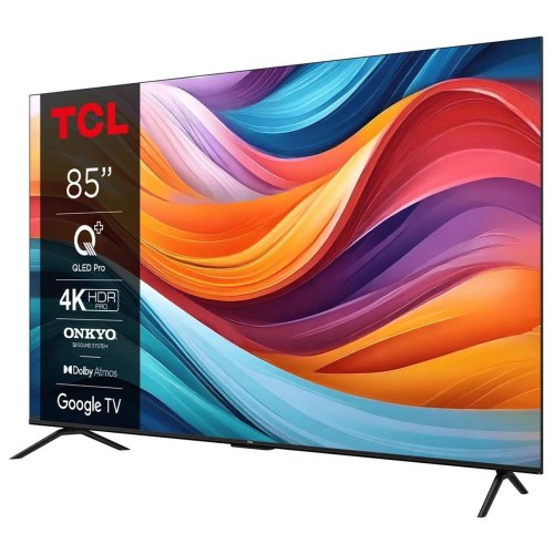 Телевізор 85T7B TCL QLED 4K 60Hz Smart Google TV Titan ONKYO sound
