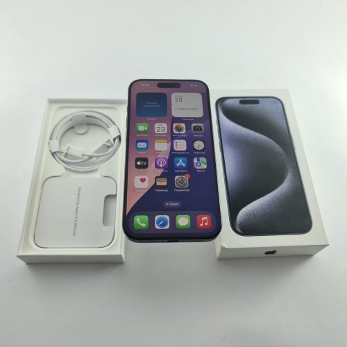 Смартфон Apple iPhone 15 Pro 256 GB Blue Titanium USED **