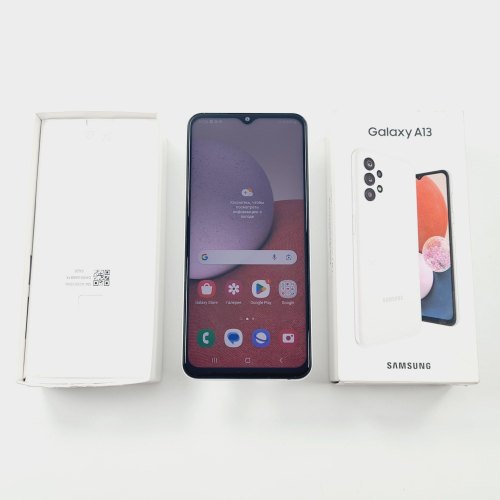 Смартфон Samsung Galaxy A13 (A135F) 128Gb White (SM-A135FZWKSEK) USED **