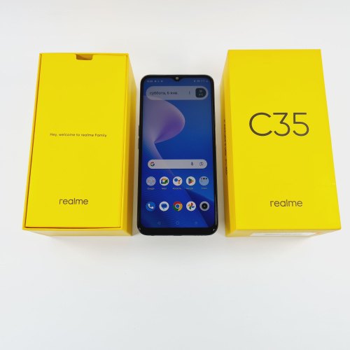 Смартфон Smartphone REALME C35 4 GB/128 GB Glowing Black, Grade F, Used USED **