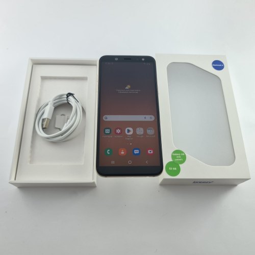 Смартфон Samsung Galaxy A6 2018 (A600F) 32Gb Gold (SM-A600FZDNSEK) USED **