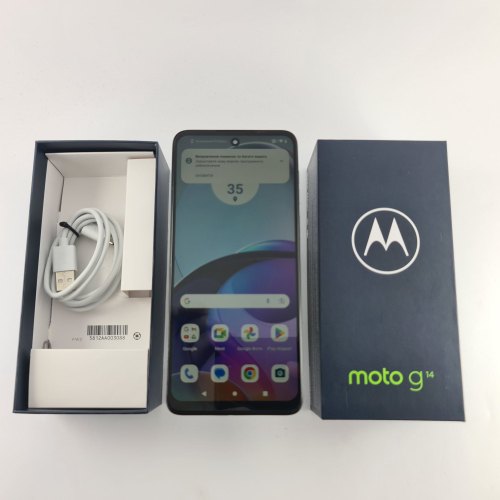 Смартфон Motorola Moto G14 (XT2341) 4/128Gb Steel Grey USED **