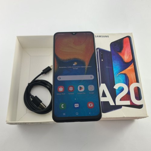 Смартфон Samsung Galaxy A20 (A205F) 32Gb Blue (SM-A205FZBVSEK) USED **