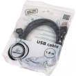 Кабель Cablexpert CCP-mUSB2-AMBM90-6, USB 2.0 A-тато/Micro B-тато, 1.8 м.