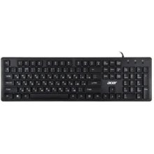 Клавіатура мембранна Acer OKW020, 104key ,USB-A, EN/UKR/RU,чорний