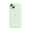 Чохол Apple iPhone 15 Plus Silicone Case with MagSafe - Soft Mint, Model A3124