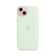 Чохол Apple iPhone 15 Plus Silicone Case with MagSafe - Soft Mint, Model A3124