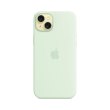 Чохол Apple iPhone 15 Plus Silicone Case with MagSafe - Soft Mint, Model A3124