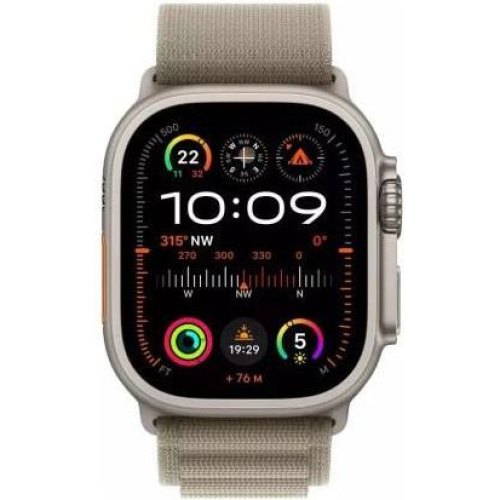 Ремінець Apple Watch 49mm Olive Alpine Loop - Large (MT5V3ZM/A)