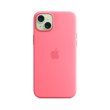 Чохол Apple iPhone 15 Plus Silicone Case with MagSafe - Pink, Model A3124