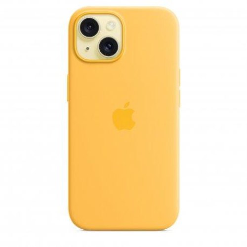 Чохол Apple iPhone 15 Silicone Case with MagSafe - Sunshine, Model A3123