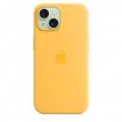 Чохол Apple iPhone 15 Silicone Case with MagSafe - Sunshine, Model A3123
