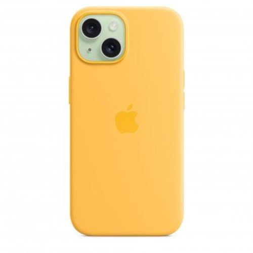 Чохол Apple iPhone 15 Silicone Case with MagSafe - Sunshine, Model A3123