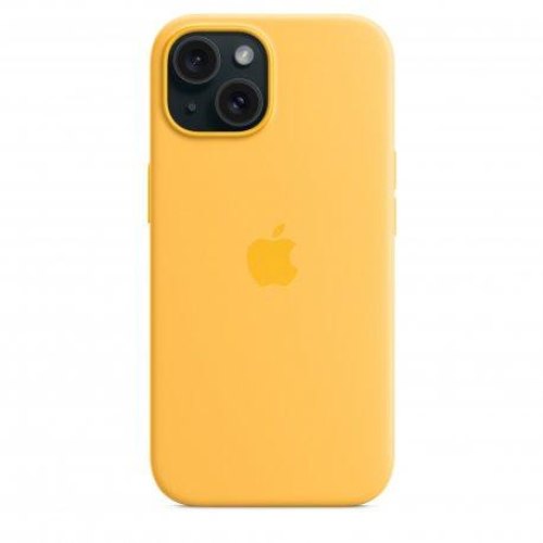Чохол Apple iPhone 15 Silicone Case with MagSafe - Sunshine, Model A3123