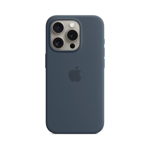 Чохол Apple iPhone 15 Pro Silicone Case with MagSafe - Storm Blue, Model A3125