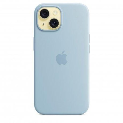 Чохол Apple iPhone 15 Silicone Case with MagSafe - Light Blue, Model A3123
