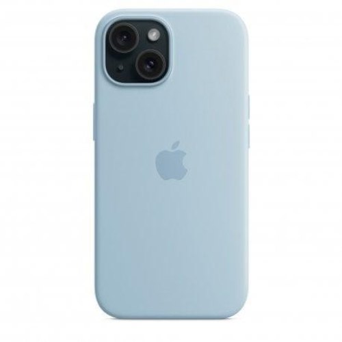 Чохол Apple iPhone 15 Silicone Case with MagSafe - Light Blue, Model A3123