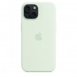 Чохол Apple iPhone 15 Silicone Case with MagSafe - Soft Mint, Model A3123