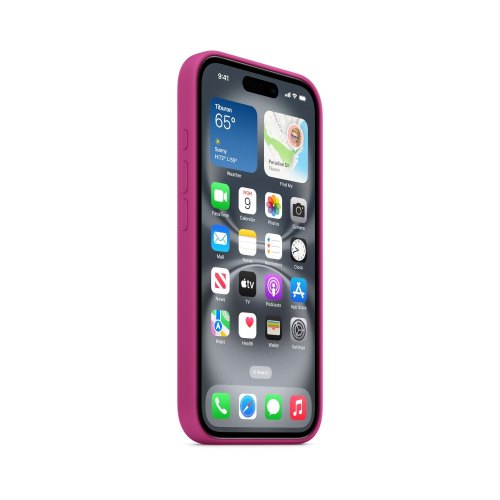 Чохол Apple iPhone 16 Silicone Case with MagSafe - Fuchsia, Model A3313