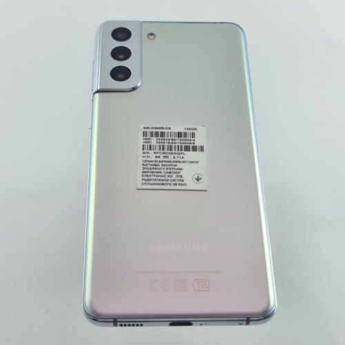 Смартфон Samsung Galaxy S21 Plus (G996B) 128Gb Phantom Silver (SM-G996BZSDSEK) USED **