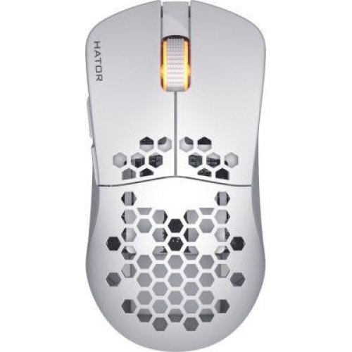 Ігрова миша, бездротова HATOR Stellar PRO Wireless white (HTM551)