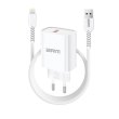 Мережевий зарядний пристрій ArmorStandart AR012 1хUSB 24W with Lightning cable White (ARM69894)