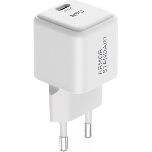Мережевий зарядний пристрій ArmorStandart AR373 20W GaN Type-C White (ARM77569)