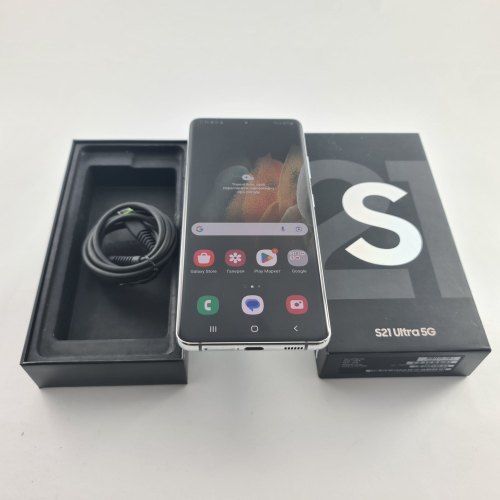 Смартфон Samsung Galaxy S21 Ultra (G998B) 128Gb Phantom Silver (SM-G998BZSDSEK) USED **