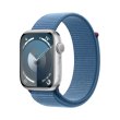 Смарт годиннки Apple Watch Series 9 GPS 45mm Silver Aluminium with Storm Blue Sport Loop **