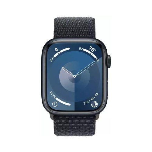 Смарт годиннки Apple Watch Series 9 GPS 45mm Midnight Aluminium MR9Q3 with Soft Mini Sport Loop MW4Q3 **