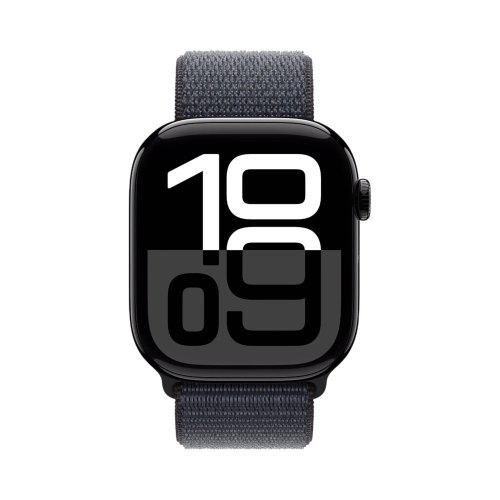 Смарт годиннки Apple Watch Series 10 GPS 46mm Jet Black Aluminum Case with Ink Sport Loop **