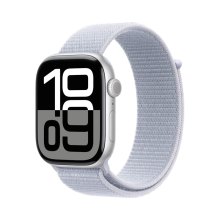 Смарт годиннки Apple Watch Series 10 GPS 46mm Silver Aluminum Case with Blue Cloud Sport Loop **