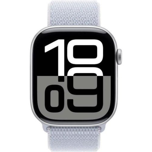 Смарт годиннки Apple Watch Series 10 GPS 46mm Silver Aluminum Case with Blue Cloud Sport Loop **