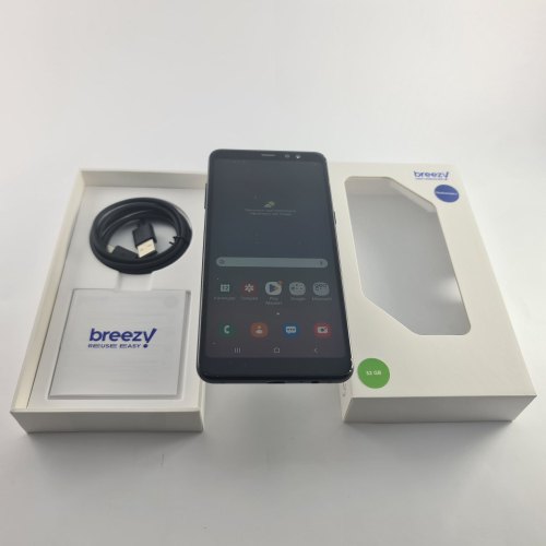 Смартфон Samsung Galaxy A8+ 2018 (A730F) 32Gb Black (SM-A730FZKDSEK) USED **