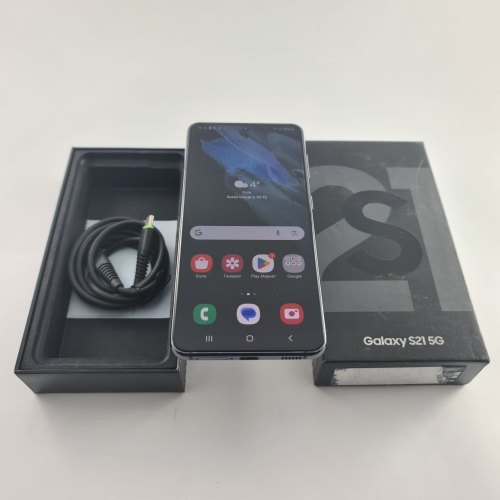 Смартфон Samsung Galaxy S21 (G991B) 128Gb Phantom Gray (SM-G991BZADSEK) USED **