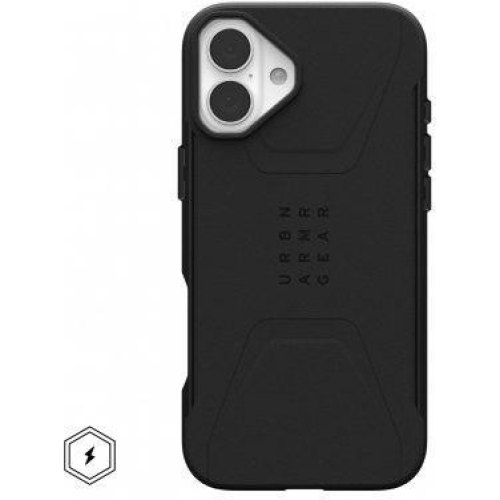 Чохол UAG для iPhone 16 Plus, Civilian Magsafe, Black