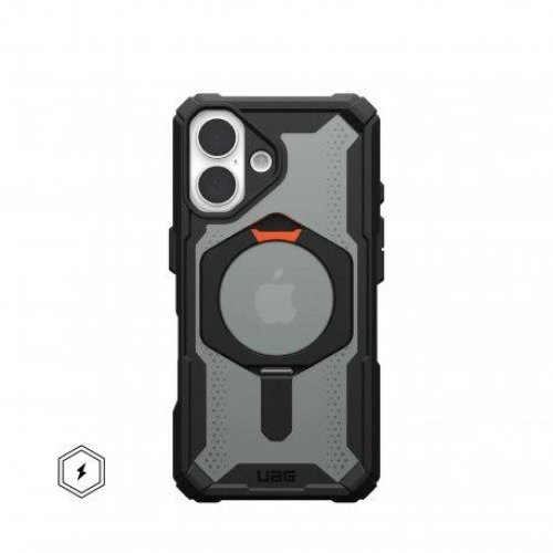 Чохол UAG для iPhone 16, Plasma XTE MagSafe, Black/Orange