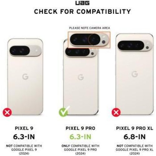 Чохол UAG для Google Pixel 9 Pro, Plyo, Ice