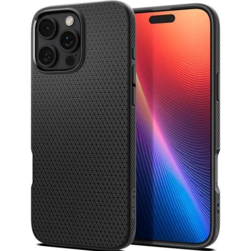 Чохол Spigen для iPhone 16 Pro, Liquid Air, Matte Black