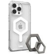 Чохол+магнітне кільце-тримач UAG для Apple iPhone 16 Pro Max, Plyo MagSafe, Ice White/Titanium Stand