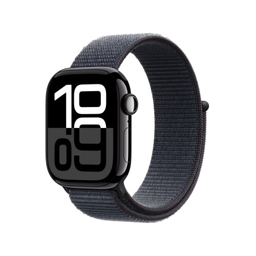 Смарт годинник Apple Watch Series 10 GPS 42mm Jet Black Aluminum Case w. Ink Sport Loop **