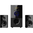 Акустична система 2.1 REAL-EL M-555, Black (55Вт, Bluetooth, FM-тюнер, USB/SD, ПДУ)