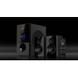 Акустична система 2.1 REAL-EL M-555, Black (55Вт, Bluetooth, FM-тюнер, USB/SD, ПДУ)