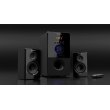 Акустична система 2.1 REAL-EL M-555, Black (55Вт, Bluetooth, FM-тюнер, USB/SD, ПДУ)