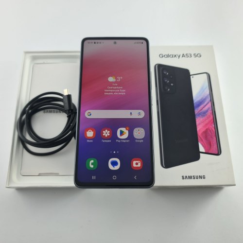 Смартфон Samsung Galaxy A53 (A536E) 256Gb Black (SM-A536EZKDSEK) USED **