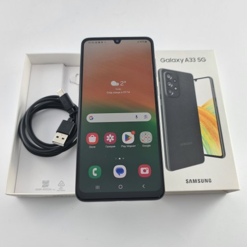 Смартфон Samsung Galaxy A33 5G (A336B) 128Gb Black (SM-A336BZKGSEK) USED **