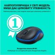 Миша бездротова Logitech Wireless M185 Blue (910-002236)